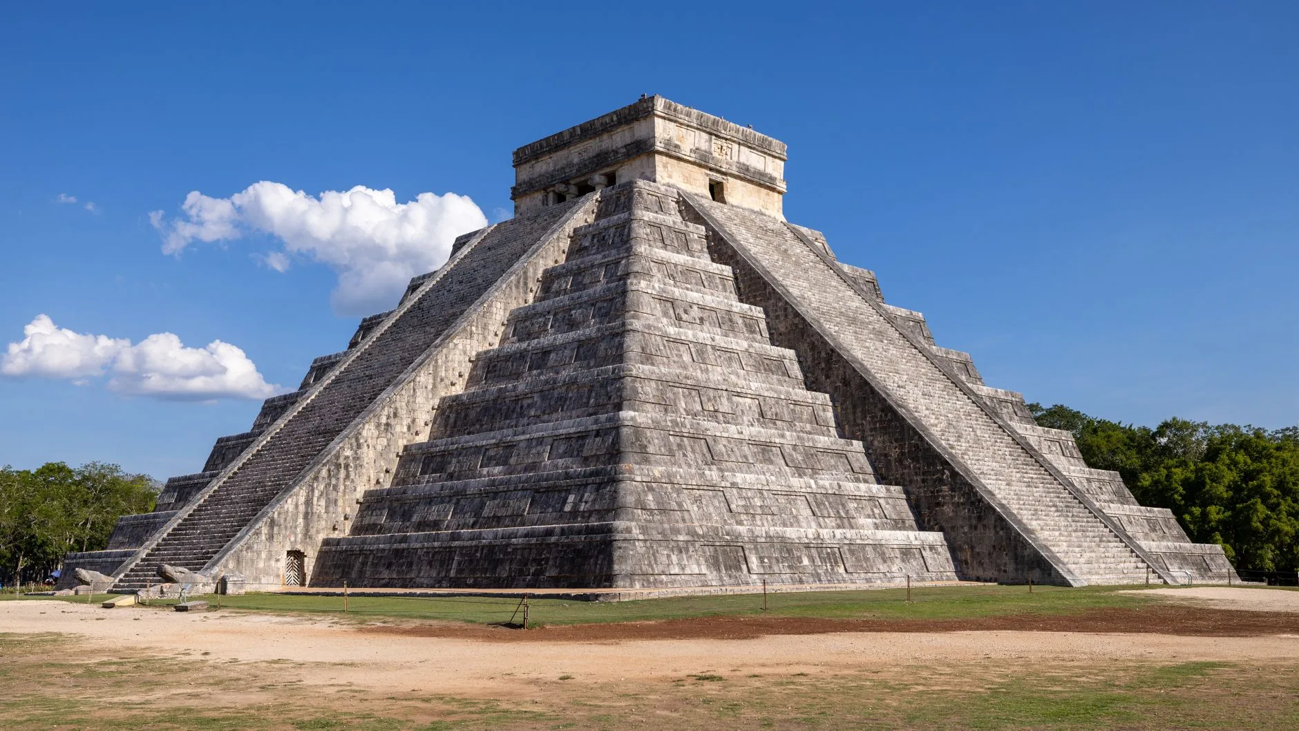 La pyramide de Kukulcán, ou El Castillo, au centre du site maya de Chichén Itzá