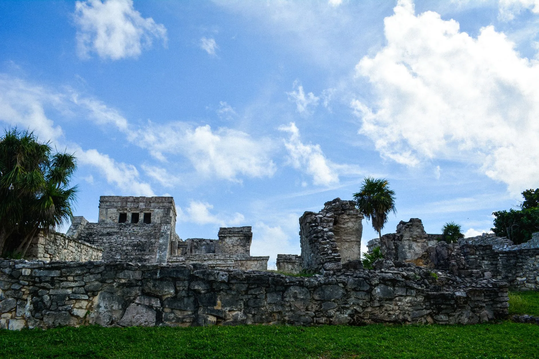 Le site archéologique de Tulum, une cité maya face à la mer